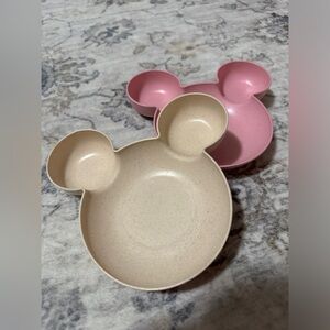 Mickey Shaped Bowl - 2 Pieces